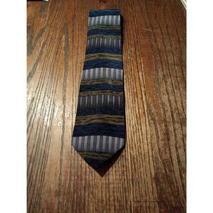 Cocktail Collection Blue Green Grey Silk Tie Necktie Office Formal Wedding